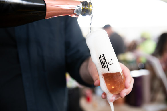 The Aussie sparkling rosé was flowing at  Effervescence Tasmania festival. 