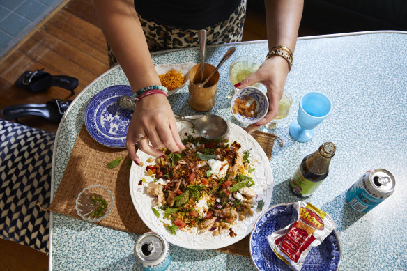 Visit an Indian grocer for ingredients to make chaat, a texture and flavour riot.