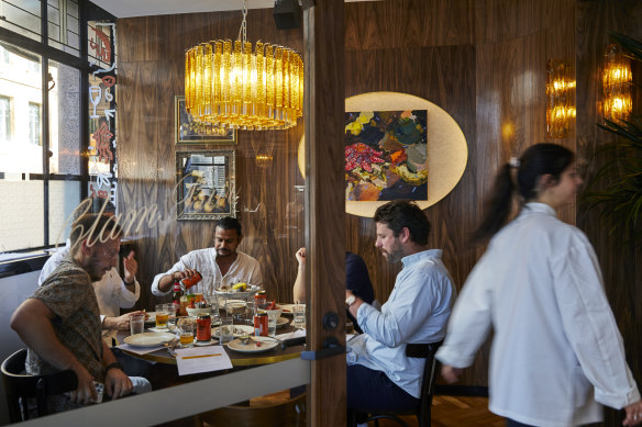 The mahogany-wrapped Clam Bar site was previously home to The Bridge Room.