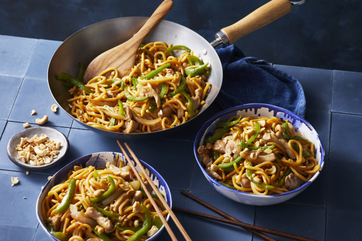 RecipeTin Eats' cashew chicken noodle recipe