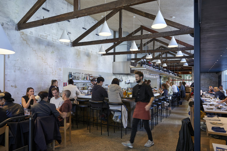 Comedor is a good-looking space set in a century-old warehouse.