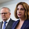 Prime Minister Anthony Albanese and Communications and Sport Minister Anika Wells.