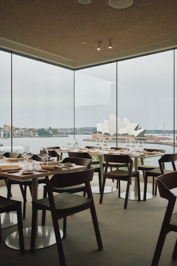 The view from the dining room. 