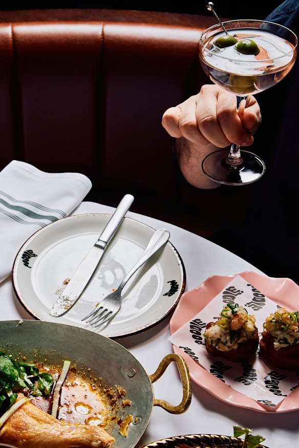 Poodle’s martini menu sparkles year round.