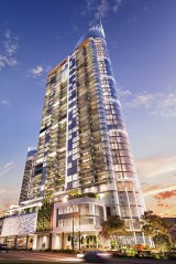 Artist's impression of the approved development looking up from the Labouchere/Mill Point intersection. 