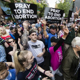 Anti-abortion protests near Planned Parenthood clinics have been a common occurence in the US.