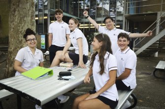 Year 12 School students from Sydney Secondary College at Blackwattle Bay Campus  complete the last HSC exam for the year.