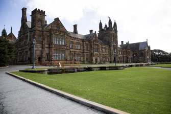 Sydney University slipped seven places to 58th.