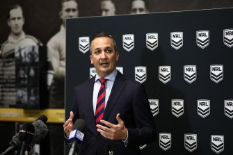 NRL boss Andrew Abdo.