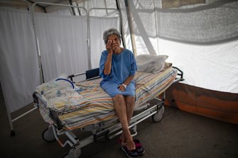 Nancy Rodriguez, a 76-year-old COVID-19 patient. The virus has hit Venezuela hard.