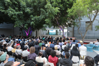 The Immigration Museum has used its courtyard to host film screenings for up to 250 people.