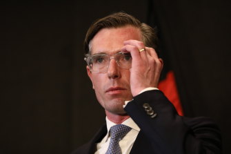 First day on the job: NSW Premier Dominic Perrottet.