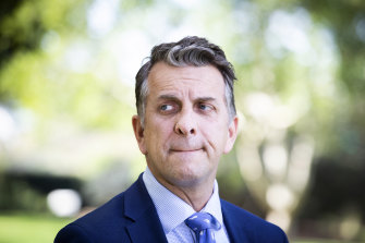 Le ministre des Transports sortant de la Nouvelle-Galles du Sud, Andrew Constance. 