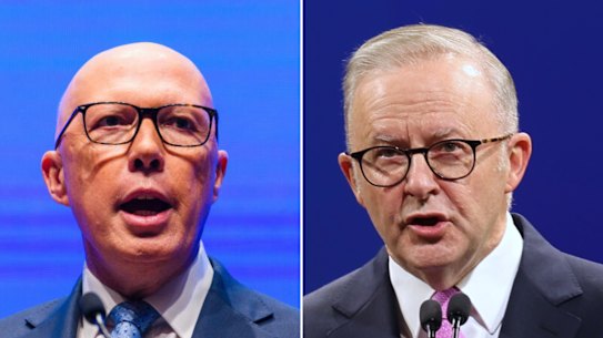 Opposition Leader Peter Dutton and Prime Minister Anthony Albanese.