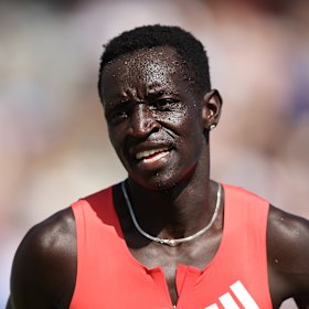 Olympic finalist Peter Bol won the men’s 800m.