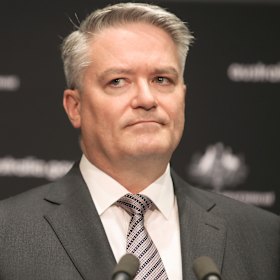 Minister for Finance, Mathias Cormann. 