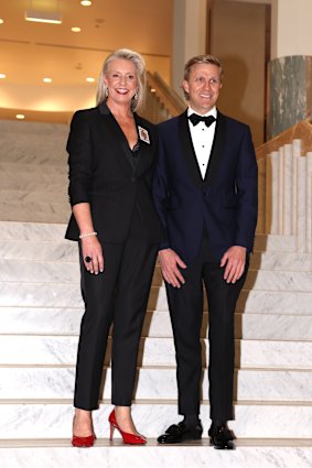 Senator Bridget McKenzie and Sydney Public Relations President Joe Dennis.