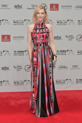 Cate Blanchett at the Opening Night Gala of the 14th annual Dubai International Film Festival.