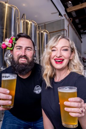 Adrian and Josie Cubit from 4 Brothers Brewing are releasing a flower-infused beer for the Toowoomba Carnival of Flowers.