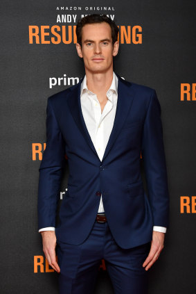 Andy Murray at the world premiere of "Andy Murray: Resurfacing".