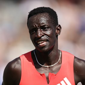 Olympic finalist Peter Bol won the men’s 800m.