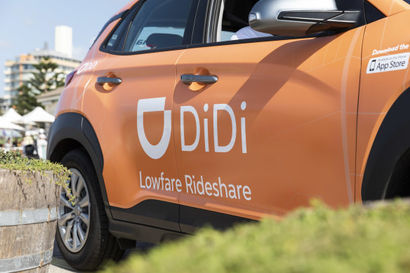 Rideshare app Didi launched in Australia  six years ago.