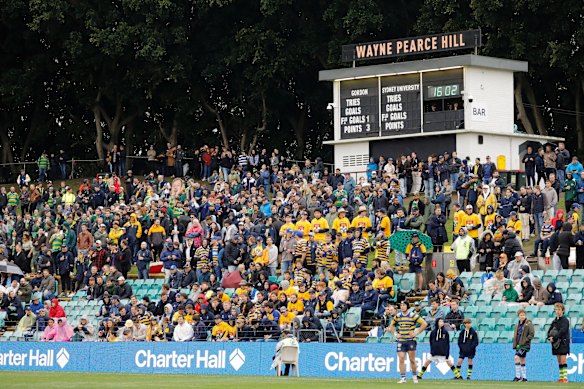 The hill was full as Sydney University reigned.