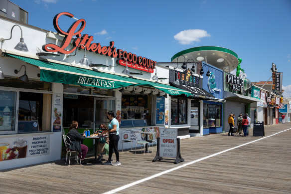 The boardwalk at Ocean City, New Jersey 