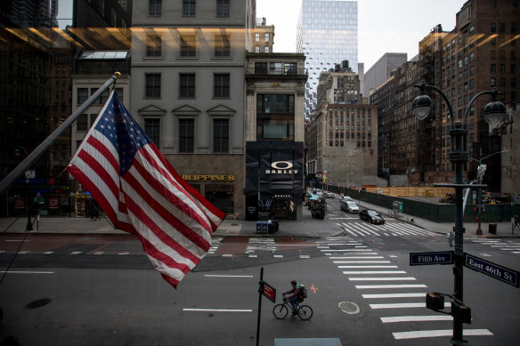 All non-essential workers have been ordered to stay home in New York.