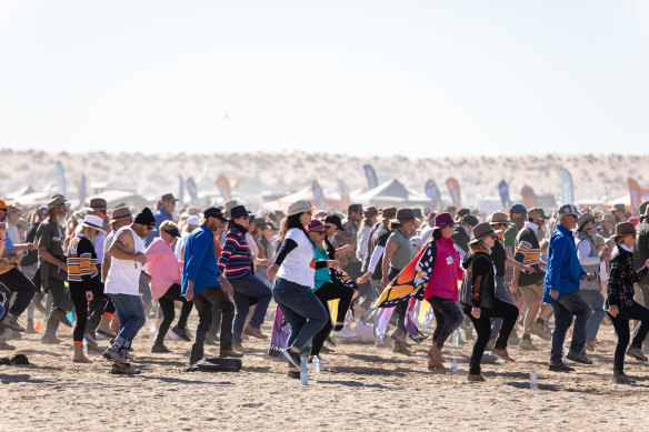 This year’s Birdsville Big Red Bash has made a new world dance record.