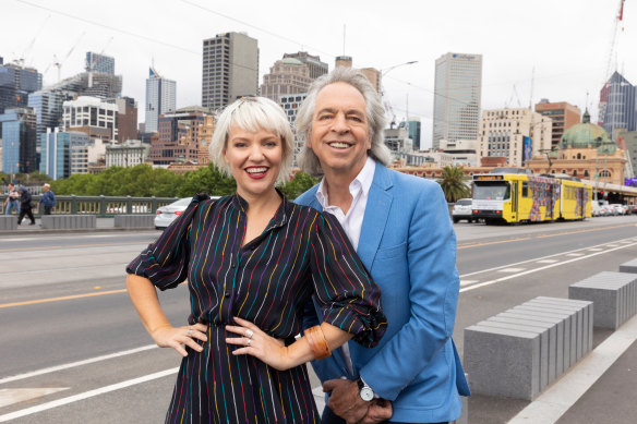 Jacinta Parsons (left) and Brian Nankervis (right), hosts of The Friday Review.