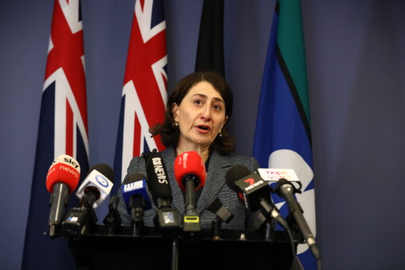 Gladys Berejiklian announces her resignation on Friday afternoon.