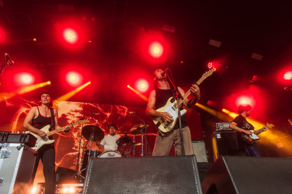Expect raw, politically-charged Aussie rock ‘n’ roll from Floodlights.