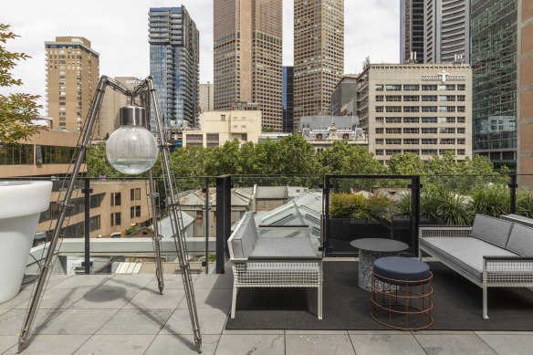 The rooftop at Lancemore Crossley Street.