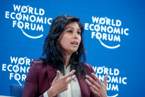 IMF chief economist Gita Gopinath says the global economy is rebounding strongly from the coronavirus recession.