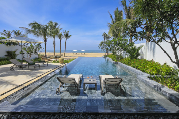 Resort life, Vietnam style … the Melia Ho Tram Beach Resort Vietnam.