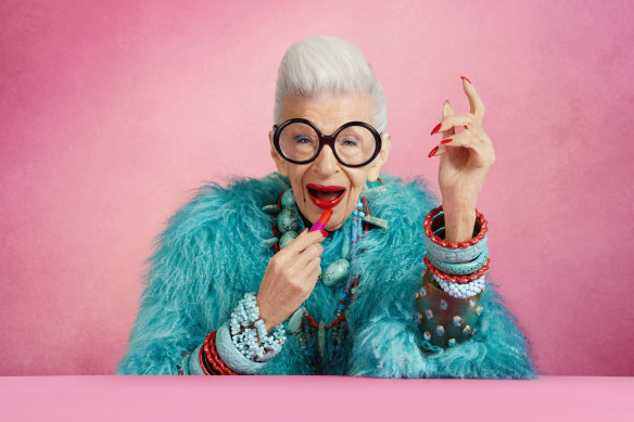 Style icon Iris Apfel has launched a beauty collection with Ciaté London, and believes that “beauty is in the eye of the beholder”.