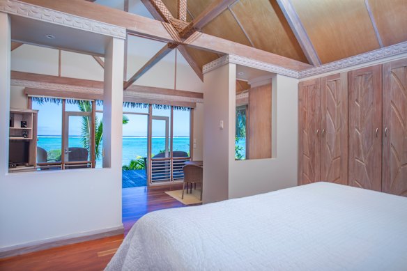 Rooms are simply furnished – it’s all about that view.