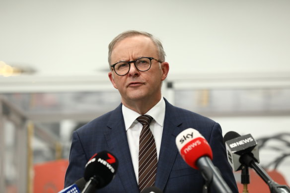 Prime Minister Anthony Albanese will make the infrastructure commitments on Sunday.