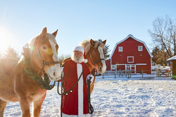 “Once upon a Christmas” in Calgary’s Heritage Park.