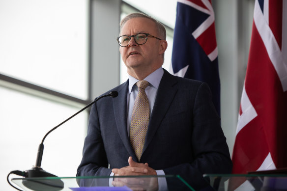 Prime Minister Anthony Albanese said 14 is the right age, when a child needs less support at home,. 