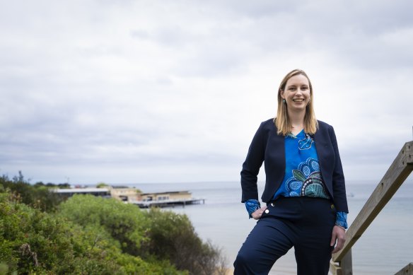 Dr Kate Lardner ran as an independent candidate in Mornington in the 2022 state election.