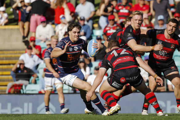 Teddy Wilson in action during the Grand Final against Norths.