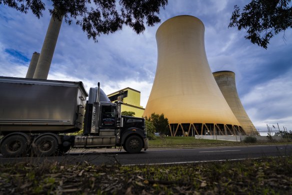 The Loy Yang Power Station in Traralgon, which is earmarked by the Coalition as the site for a nuclear plant in Victoria.