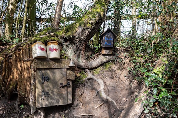 Honeypots at Pooh’s house in Hundred Acre Wood.