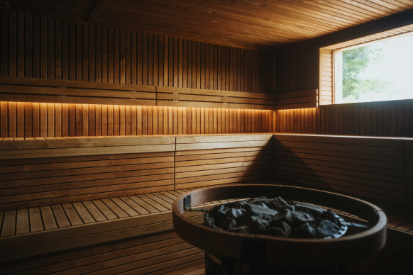 Experience a true Finnish-style communal sauna.