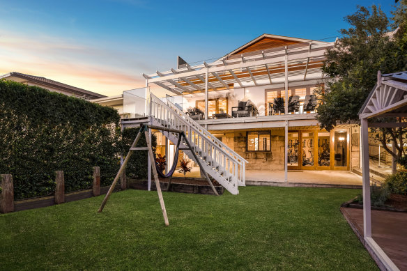 The five-bedroom home of Carina and David Lavecky is set on 477 square metres on the Ben Buckler headland.