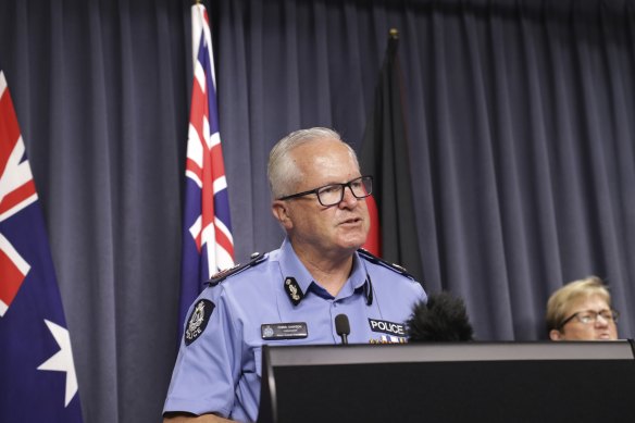 Chris Dawson was WA’s police commissioner for about six years, but has since handed the reigns to Col Blanch.  