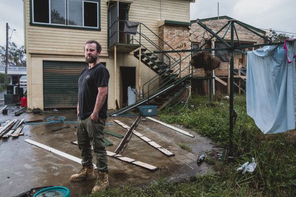 Isaac Campbell decided to get a second opinion and will rebuild his home.