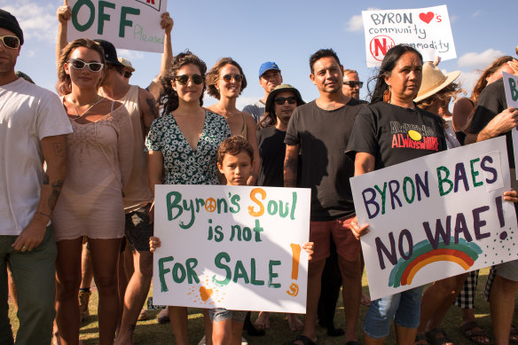 Netflix’s plans hit opposition from locals wishing to protect Byron’s social fabric, and from its traditional owners.